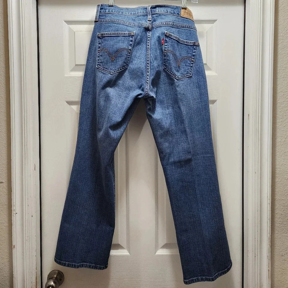 Levi's Blue Boot Cut Jeans - Picture 2 of 9